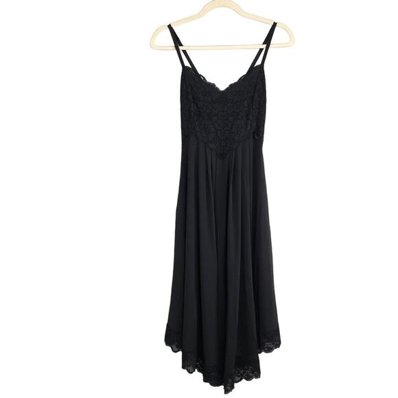 FREE PEOPLE x HAH Reversible Dress XS LaceUp Cottage Regencycore Witchy Goth NWT - Picture 5 of 12